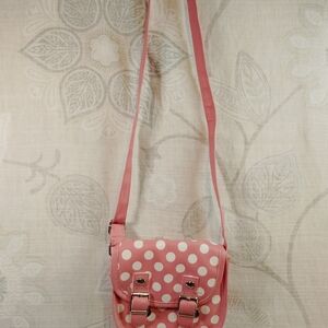 Charming Pink Polka Dot Kids Bag